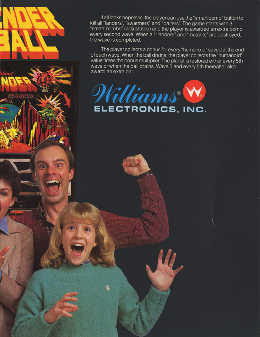 DEFENDER (Williams) Flyer