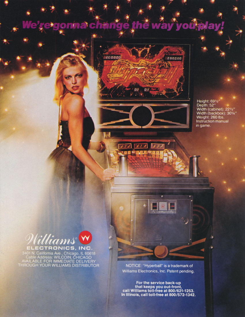 HYPERBALL (Williams) Flyer