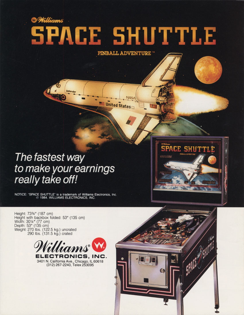 SPACE SHUTTLE (Williams) Flyer