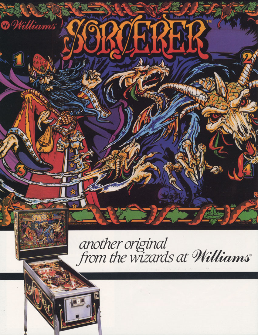 SORCERER (Williams) Flyer