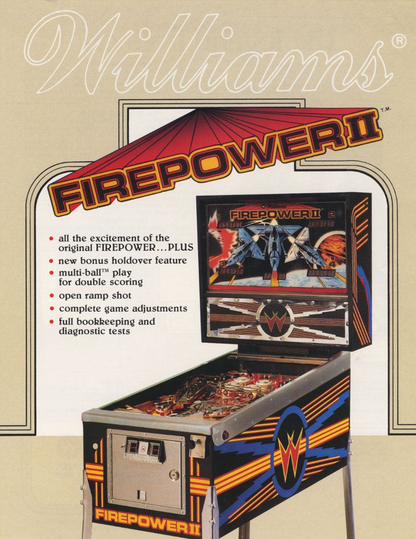 FIREPOWER 2 (Williams) Flyer