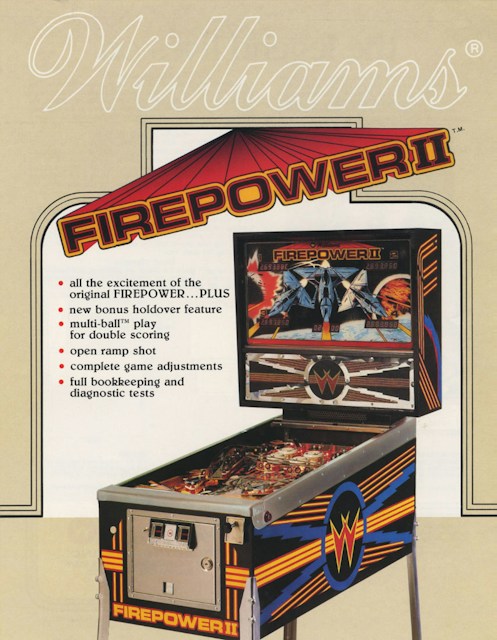 FIREPOWER 2 (Williams) Flyer
