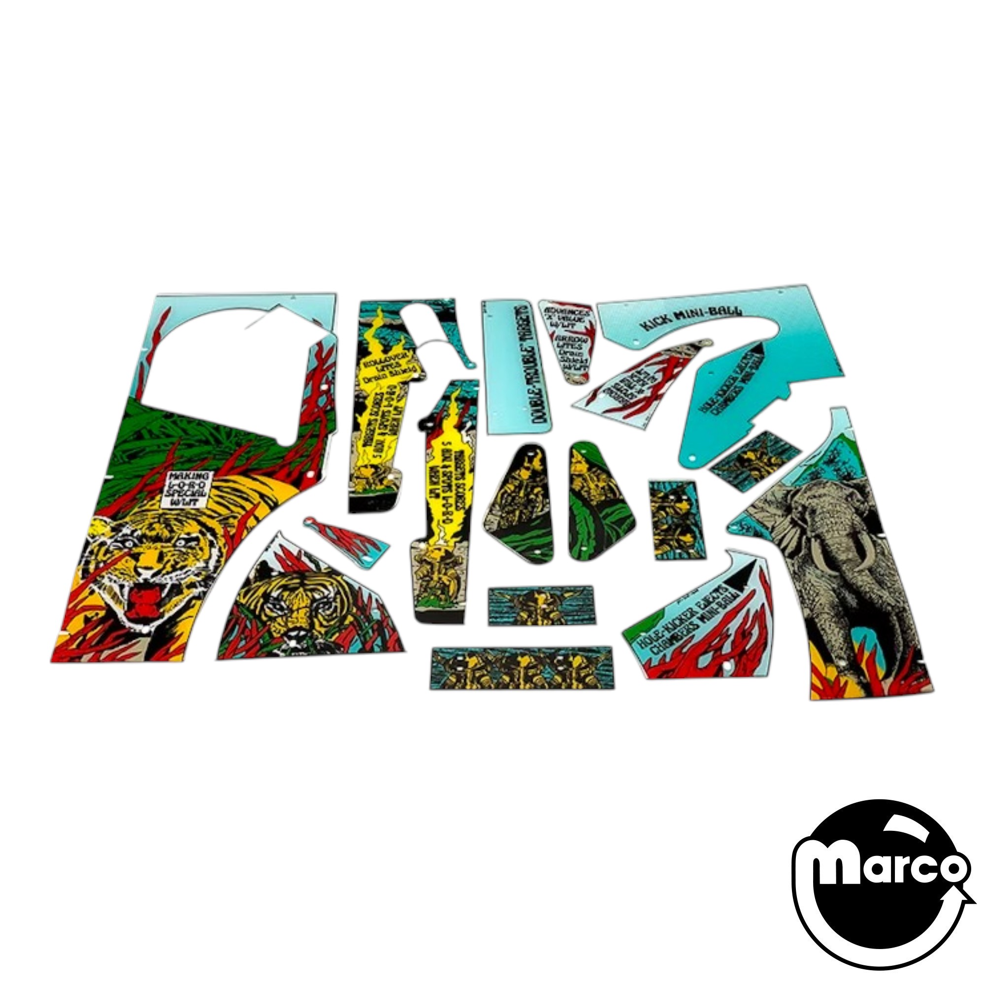 30C-503-XX - JUNGLE LORD (Williams) Plastic Set - Marco