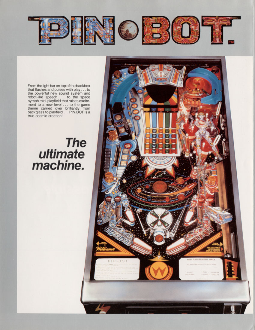 PINBOT (Williams) Flyer