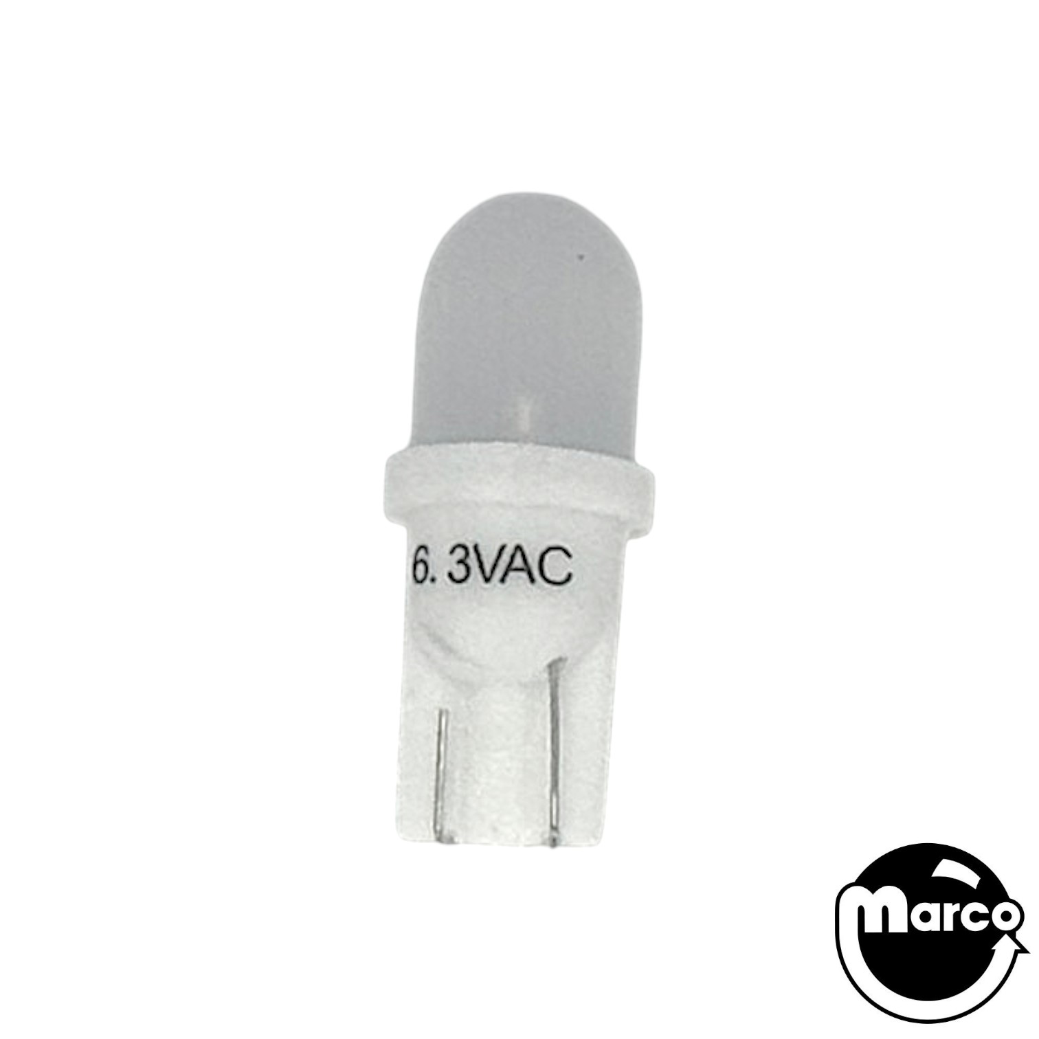 Warm White Frosted ECONOMY LED wedge base 555