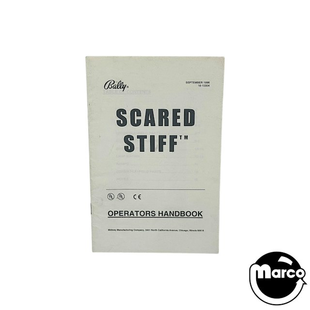 SCARED STIFF (Bally) Operator's Handbook