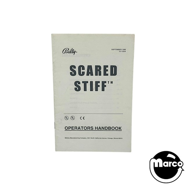 SCARED STIFF (Bally) Operator's Handbook