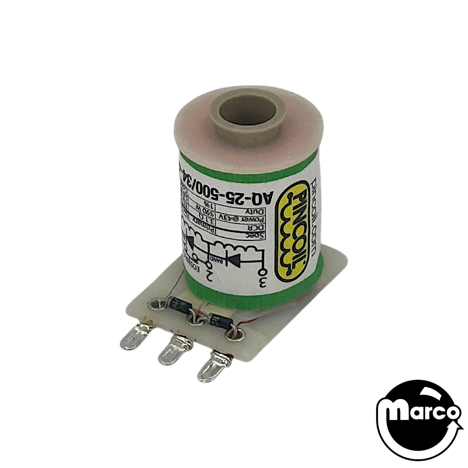 AQ-25-500_34-45 - Bally/Gottlieb Flipper Coil - Marco Specialties