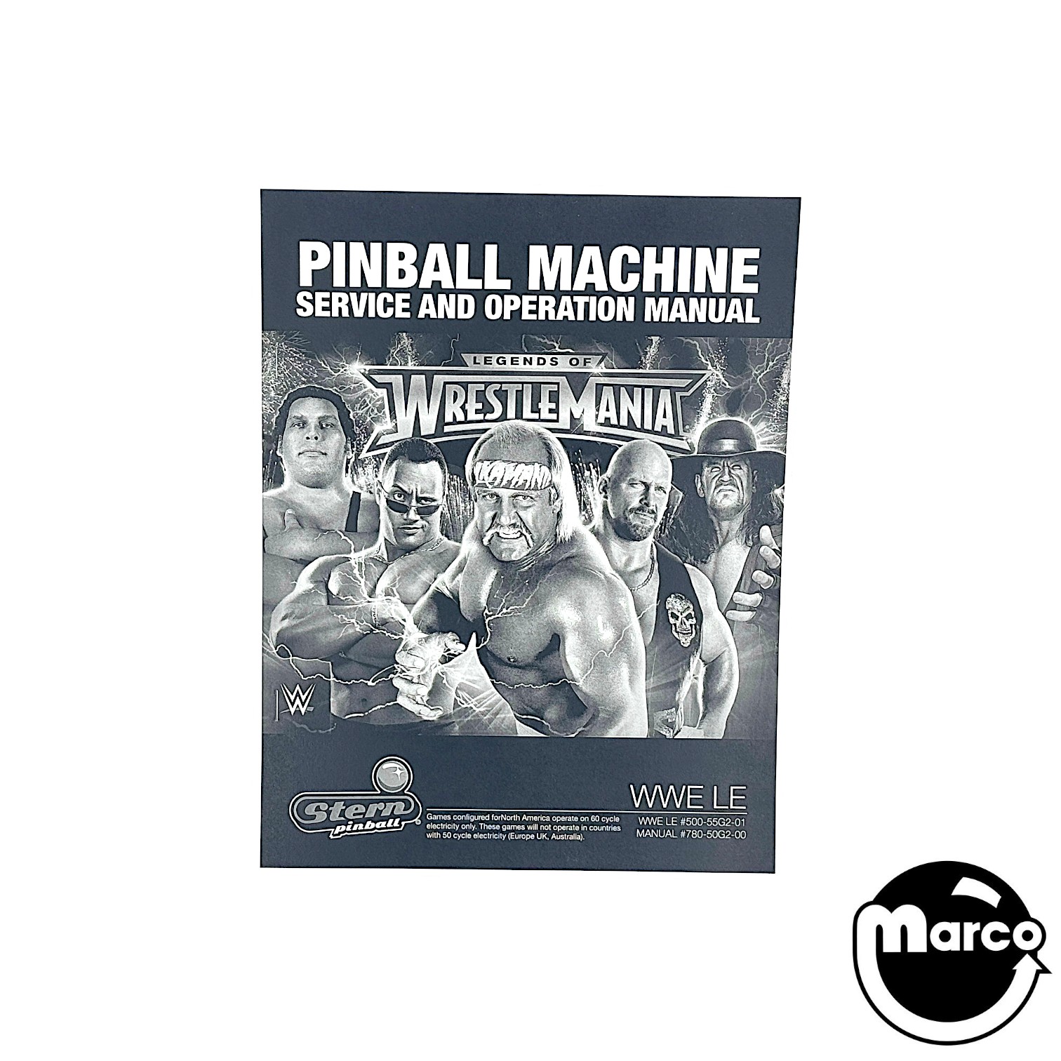 WWE WRESTLEMANIA LE (Stern) Manual