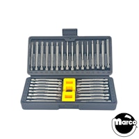 3&rdquo; Chrome Vanadium Steel Tamper-Proof Bits and Magnetizer Set 34 PC