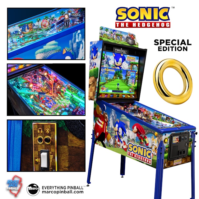 SONIC THE HEDGEHOG SPECIAL EDITION (Jersey Jack) ) Pinball Machine