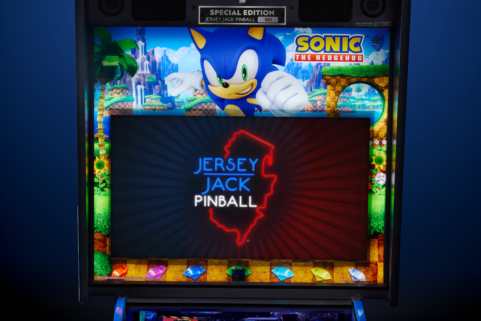 SONIC THE HEDGEHOG SPECIAL EDITION (Jersey Jack) ) Pinball Machine
