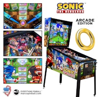 SONIC THE HEDGEHOG ARCADE EDITION (Jersey Jack) ) Pinball Machine