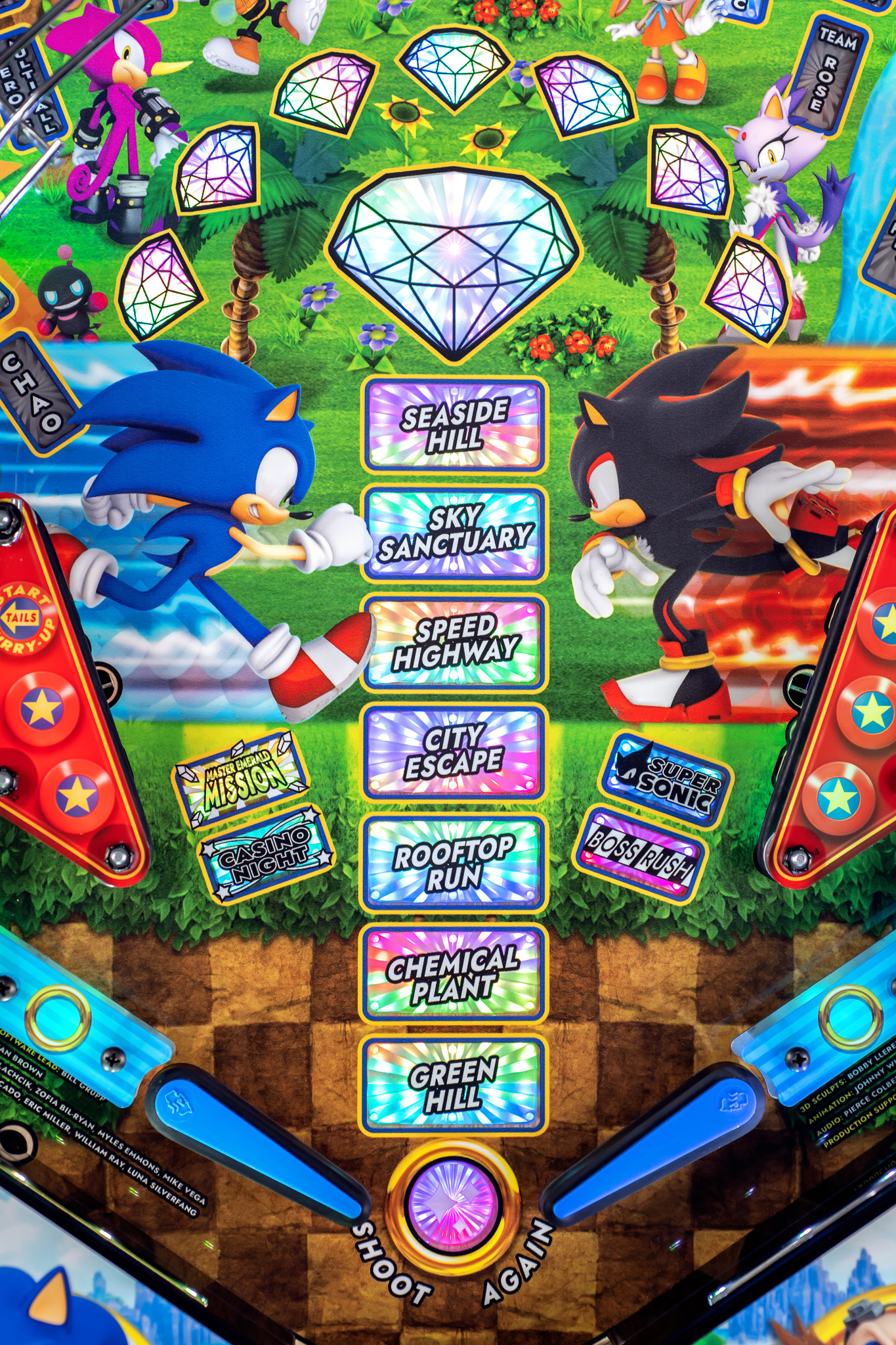 SONIC THE HEDGEHOG ARCADE EDITION (JJersey Jack) ) Pinball Machine