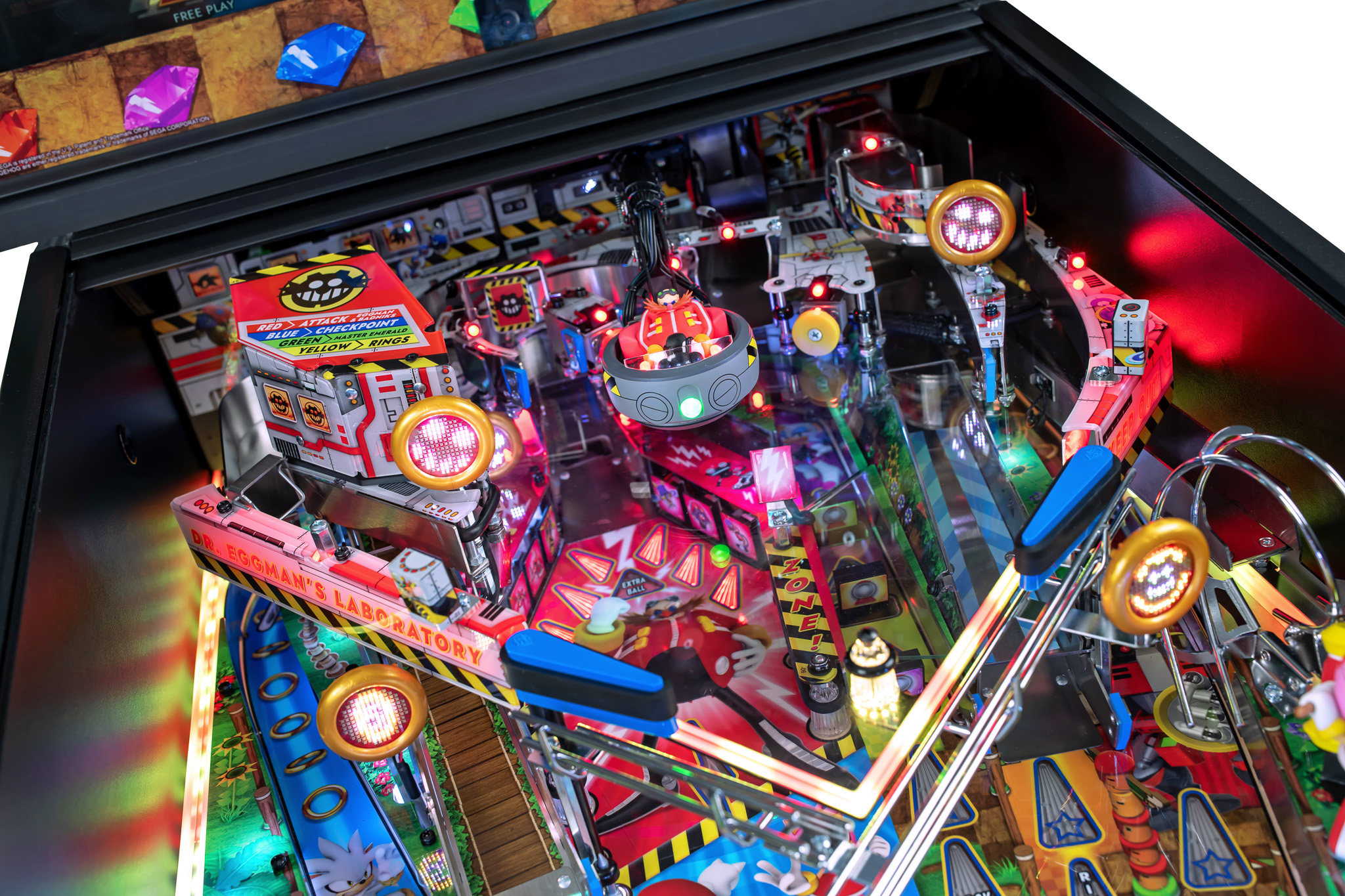 SONIC THE HEDGEHOG ARCADE EDITION (JJersey Jack) ) Pinball Machine