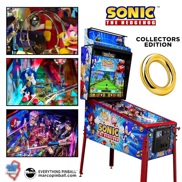 SONIC THE HEDGEHOG COLLECTOR'S EDITION (Jersey Jack) Pinball Machine