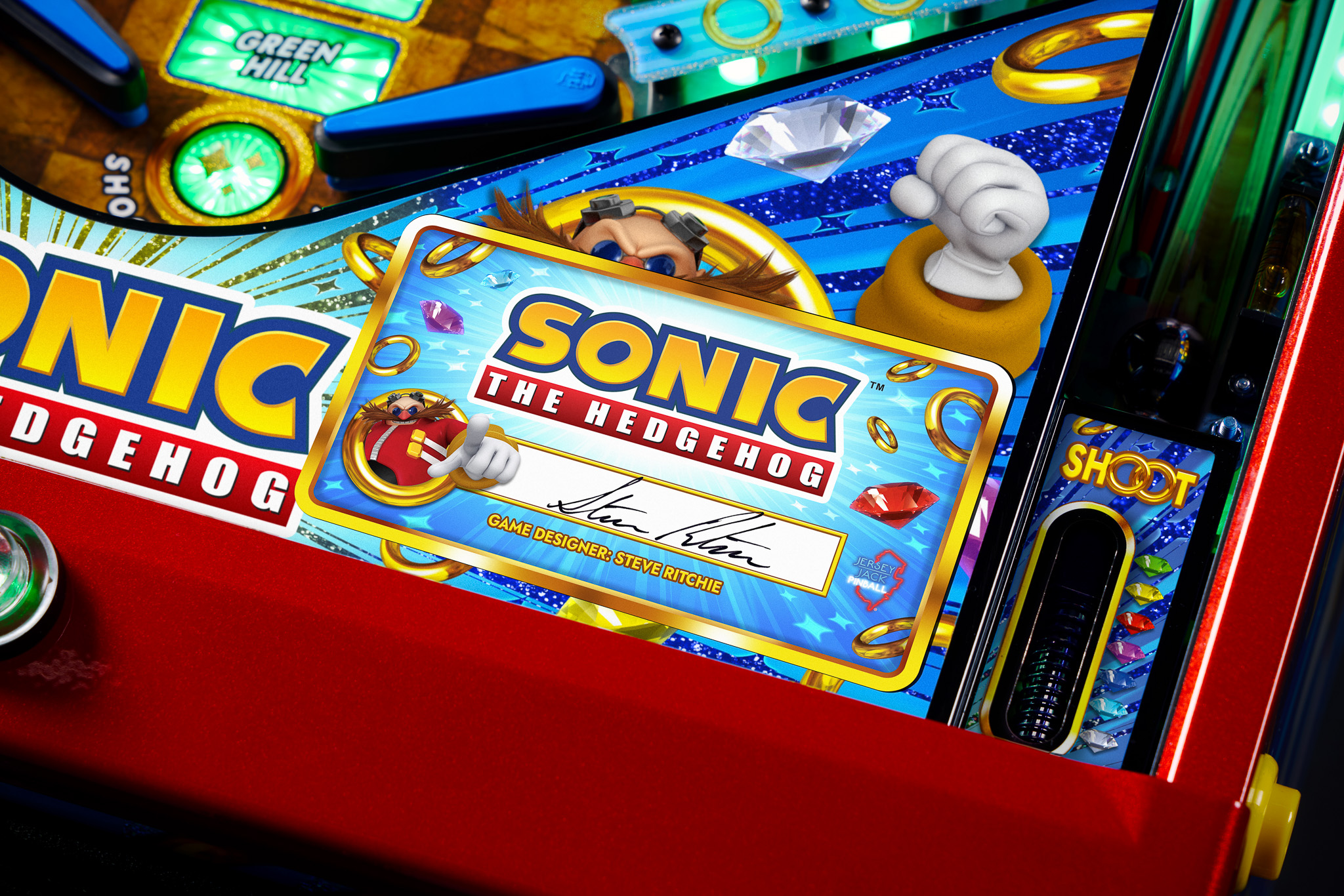 SONIC THE HEDGEHOG COLLECTOR'S EDITION (Jersey Jack) Pinball Machine