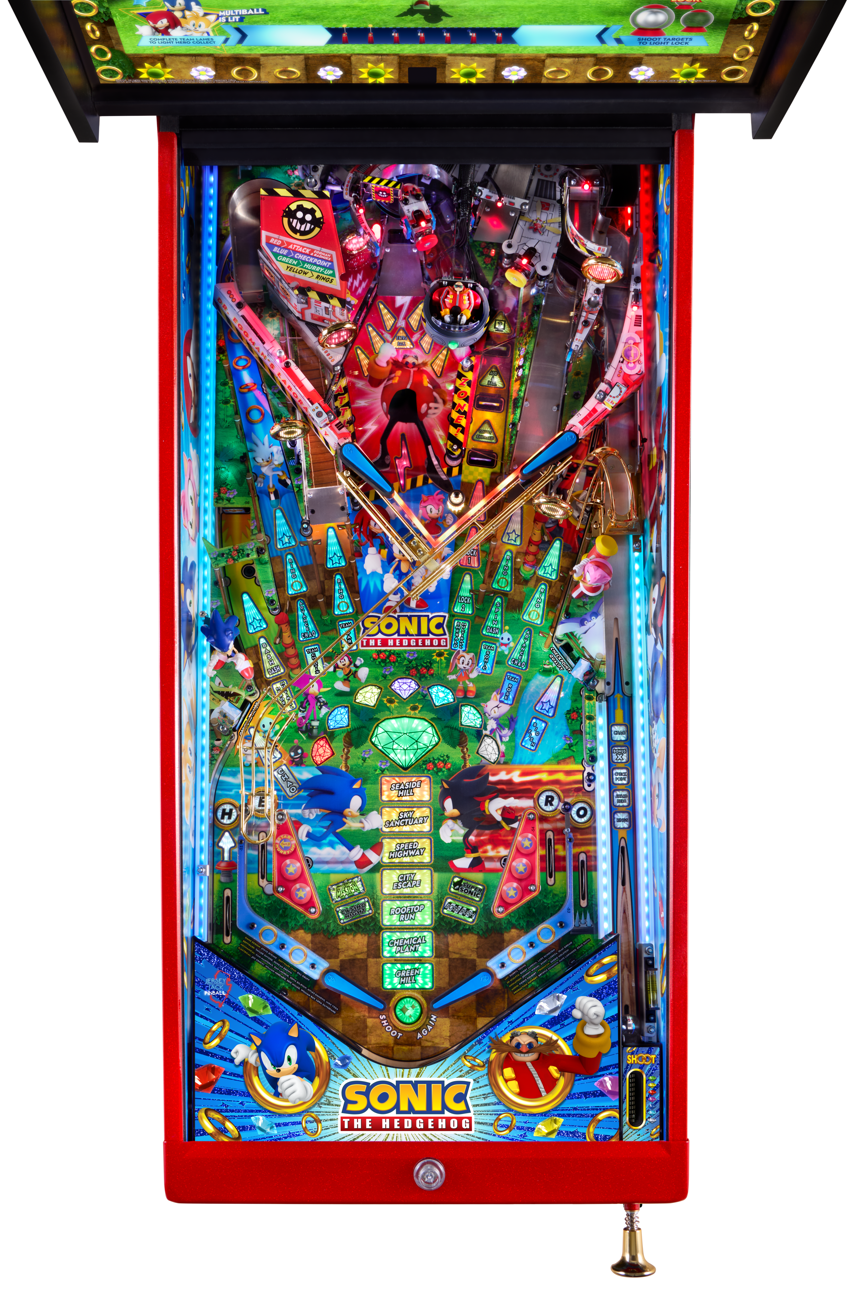 SONIC THE HEDGEHOG COLLECTOR'S EDITION (Jersey Jack) Pinball Machine