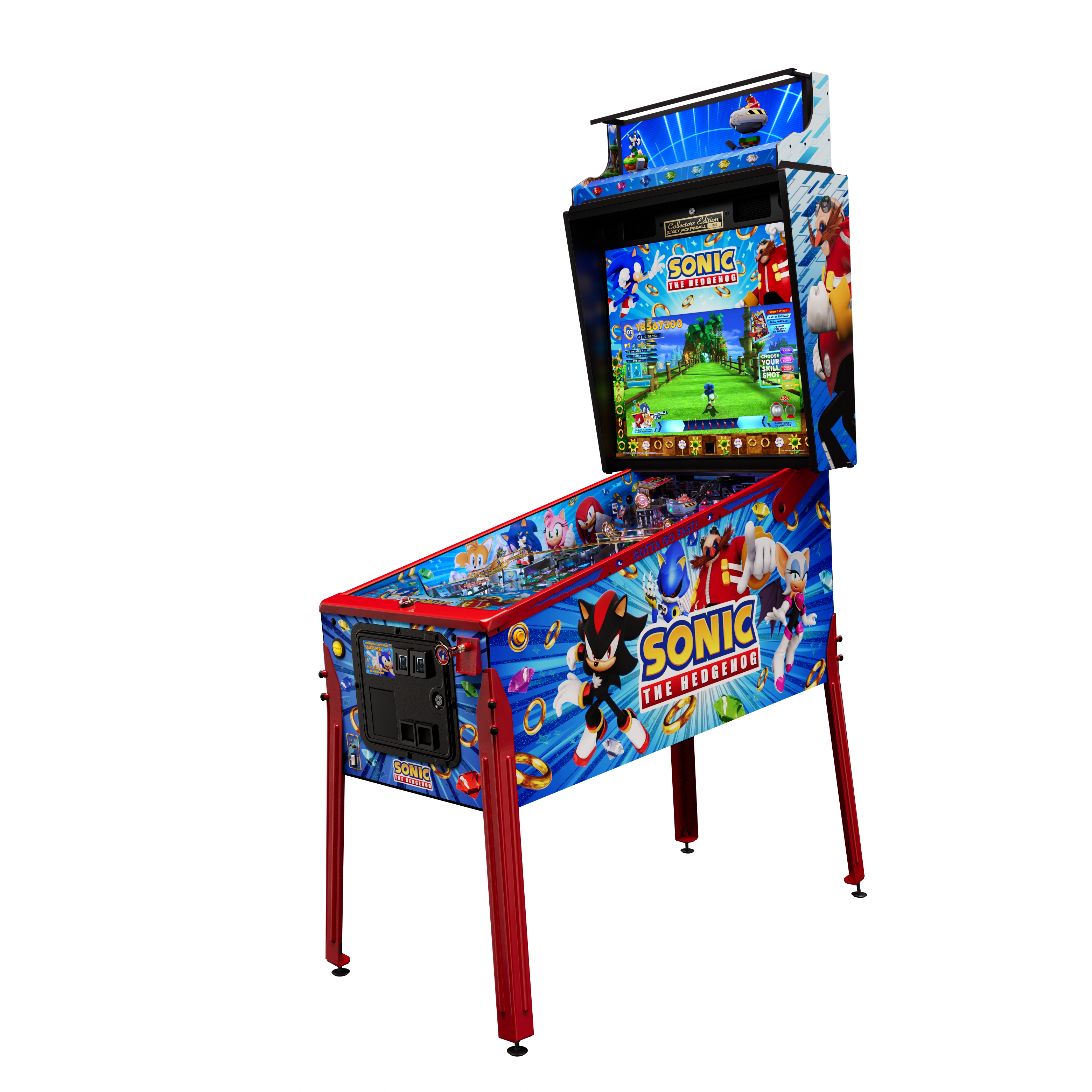 SONIC THE HEDGEHOG COLLECTOR'S EDITION (Jersey Jack) Pinball Machine