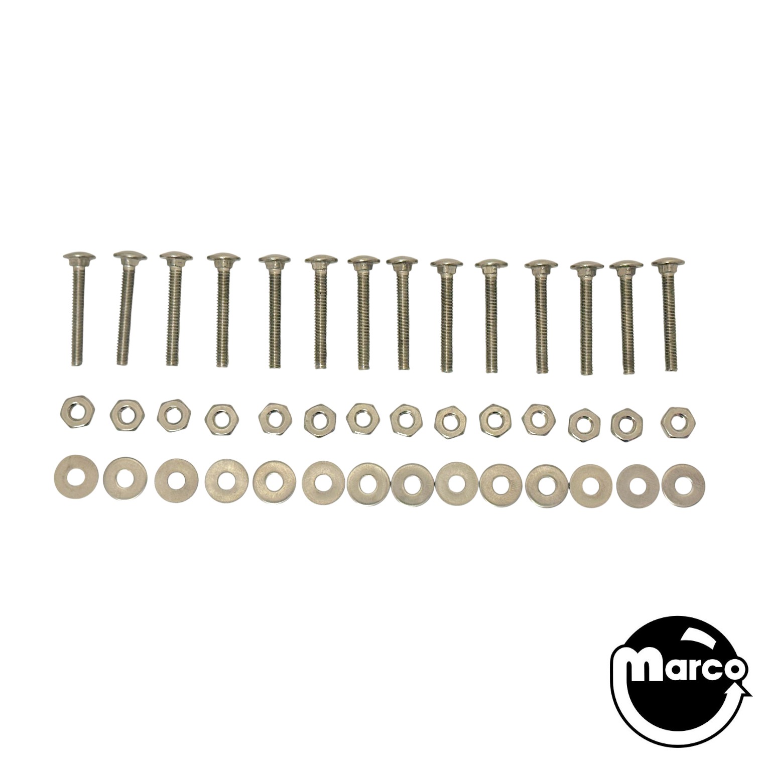 Carriage Bolt Set - Bally Coin Door