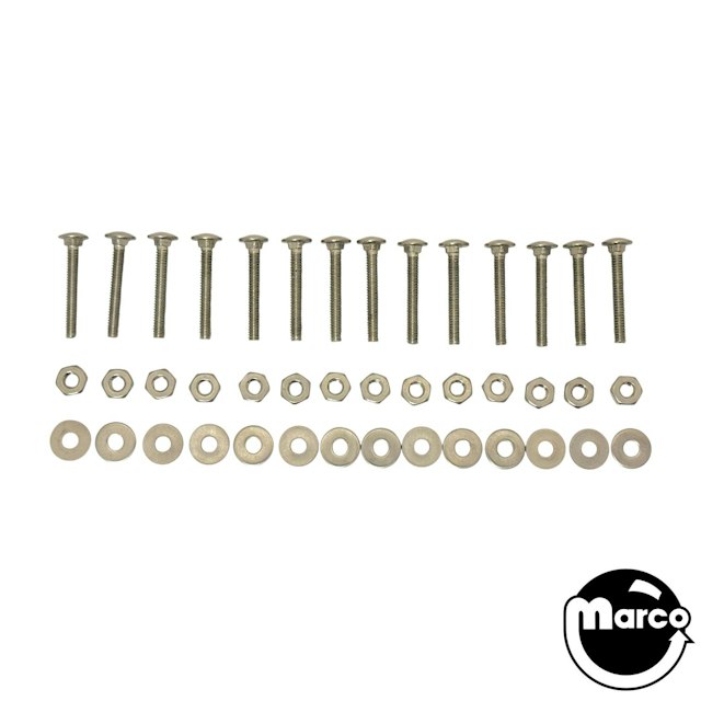 Carriage Bolt Set - Bally Coin Door