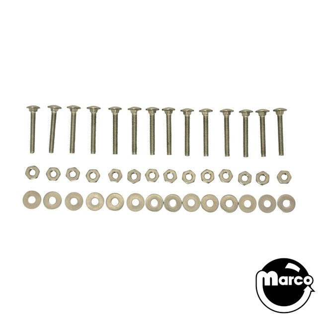 Carriage Bolt Set - Bally Coin Door