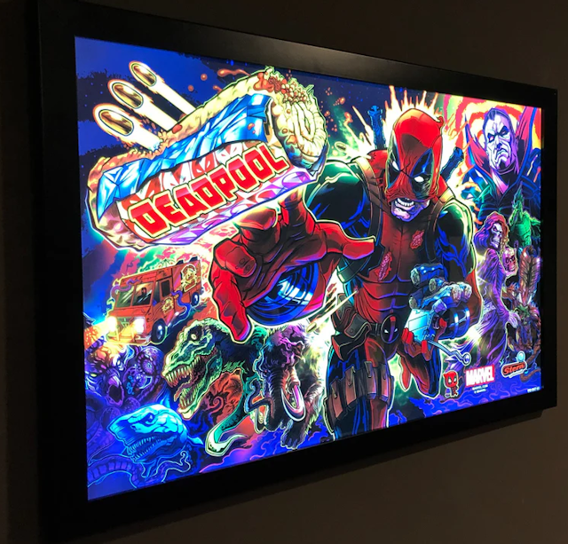 Lit Frames RGBW Translite Display Frame - STERN SPIKE 2 & 3