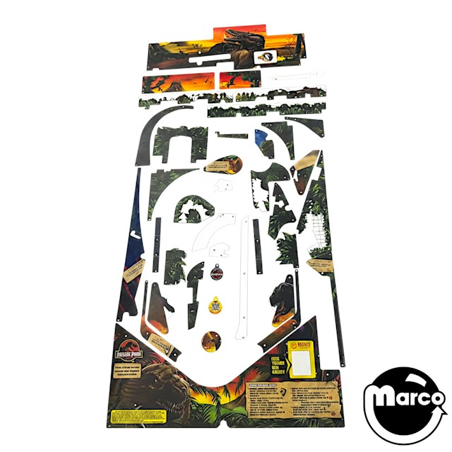 JURASSIC PARK HOME PIN PLUS (Stern) Plastic Set
