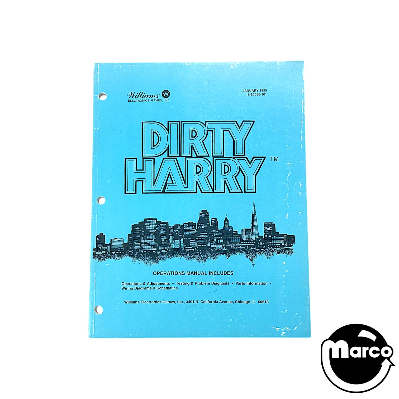 DIRTY HARRY (Williams) Manual