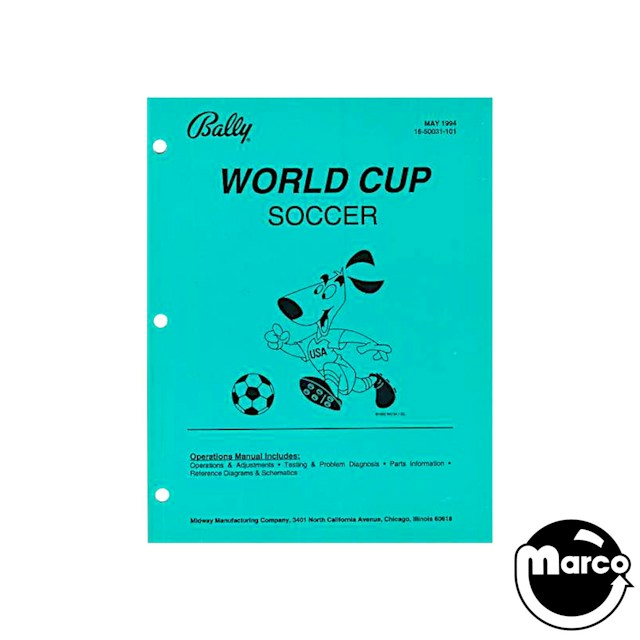 WORLD CUP SOCCER (Bally) Manual - Original