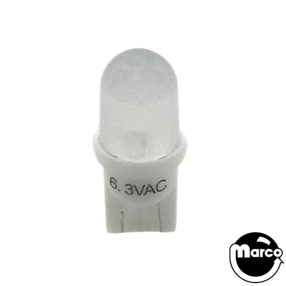Magenta White Frosted ECONOMY LED wedge base 555