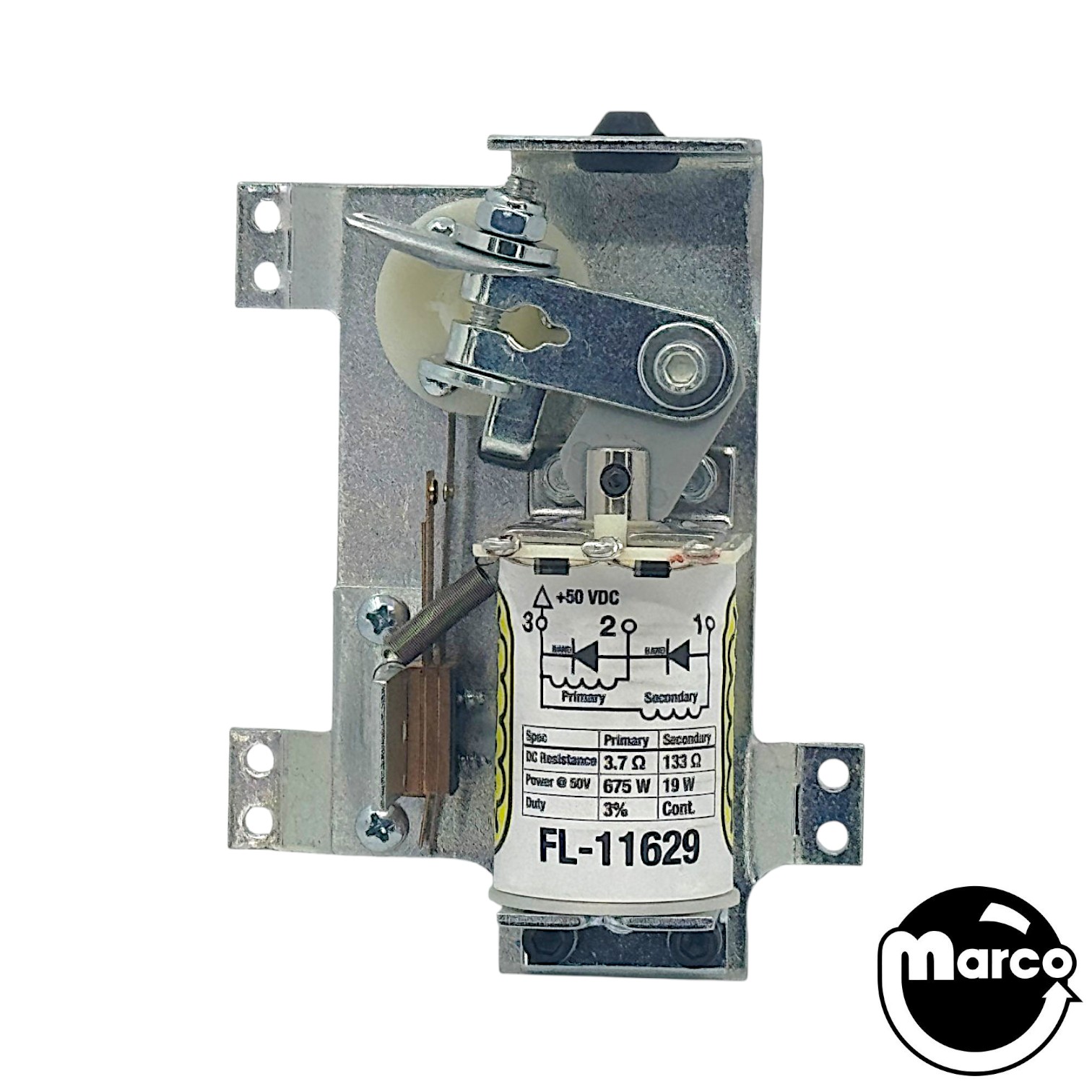 Flipper Assembly Williams - Left - Blue Coil (FL-11629)