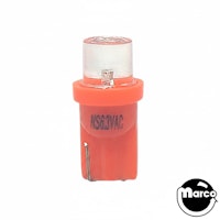 ORANGE NON-GHOSTING WEDGE BASE LED (Stern)