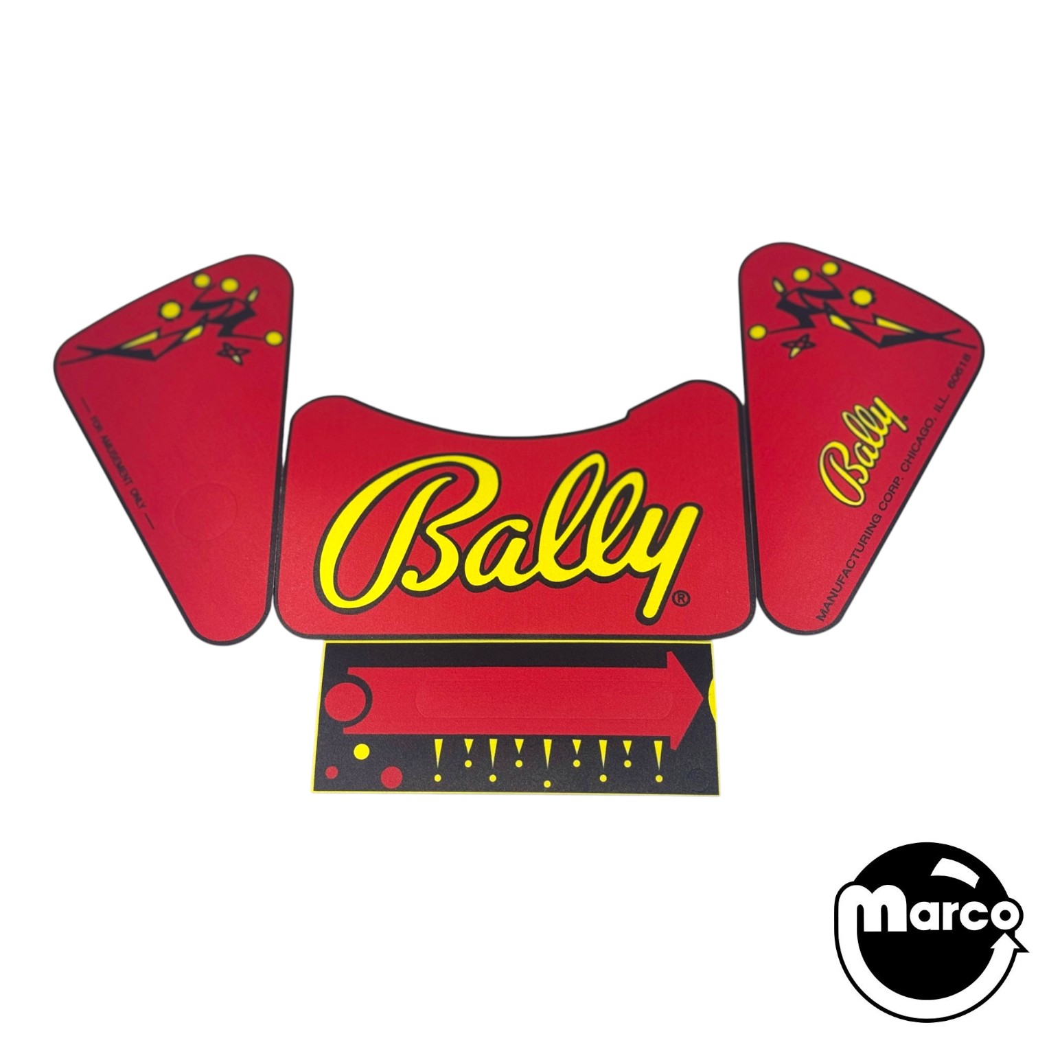 MATA HARI (Bally) Apron Decal Set