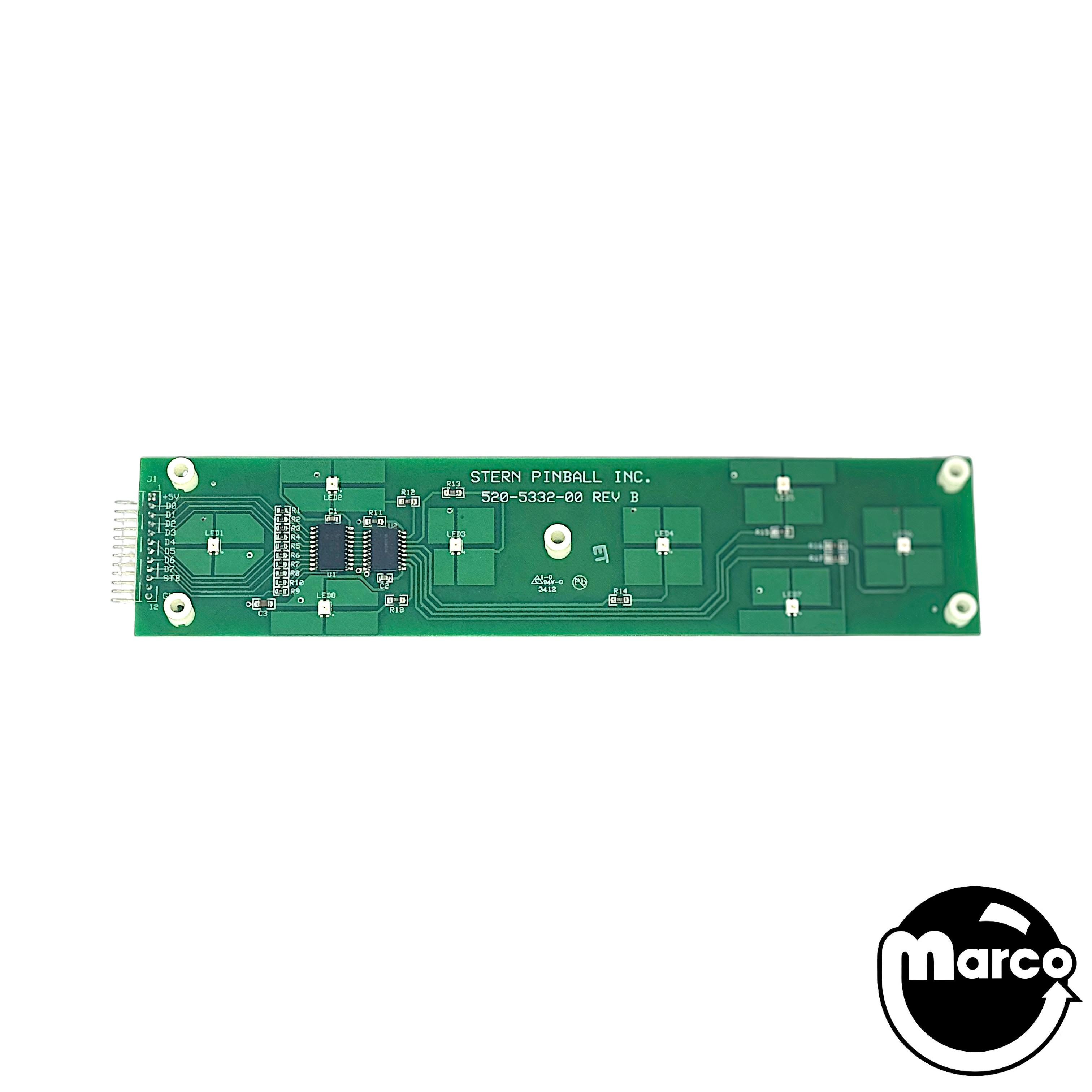 AC/DC (Stern) "Flames" PCB