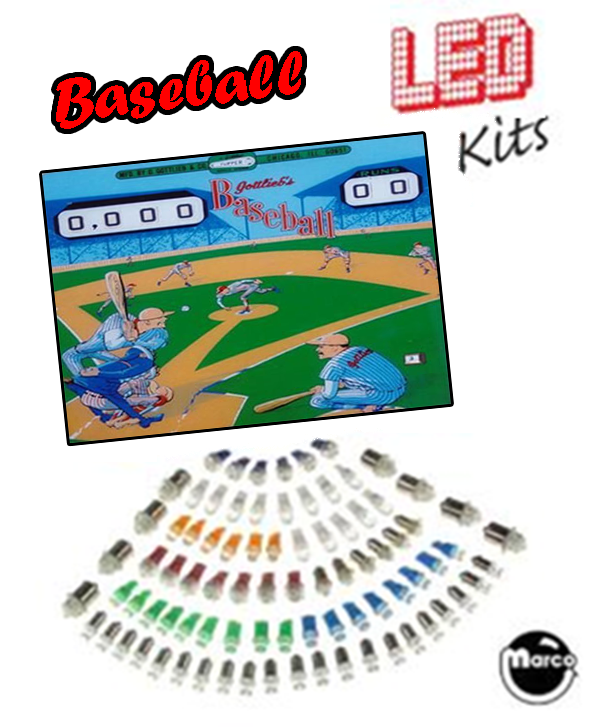 BASEBALL EM (Gottlieb) LED Kit