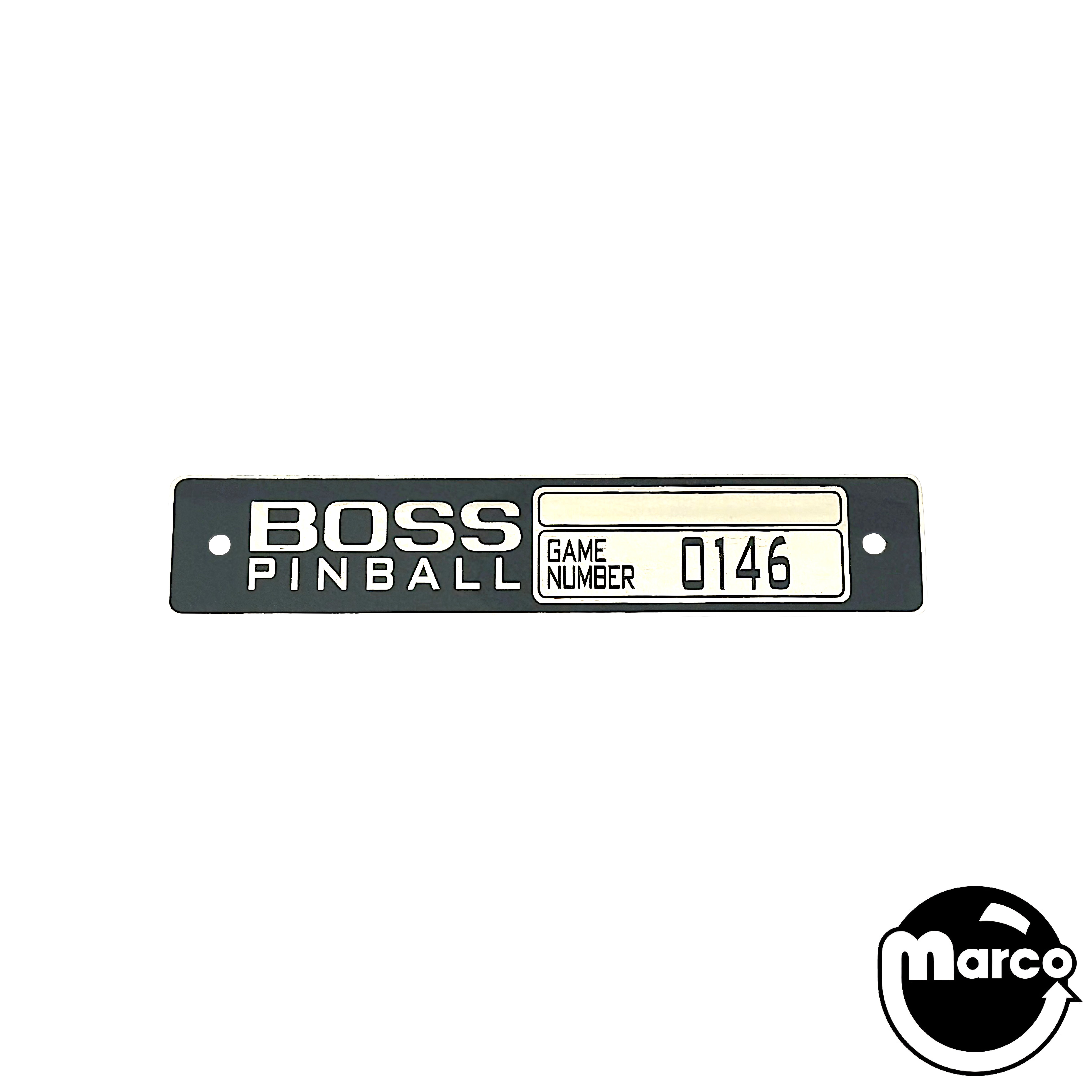 MUSTANG LE (Stern) "BOSS" Nameplate