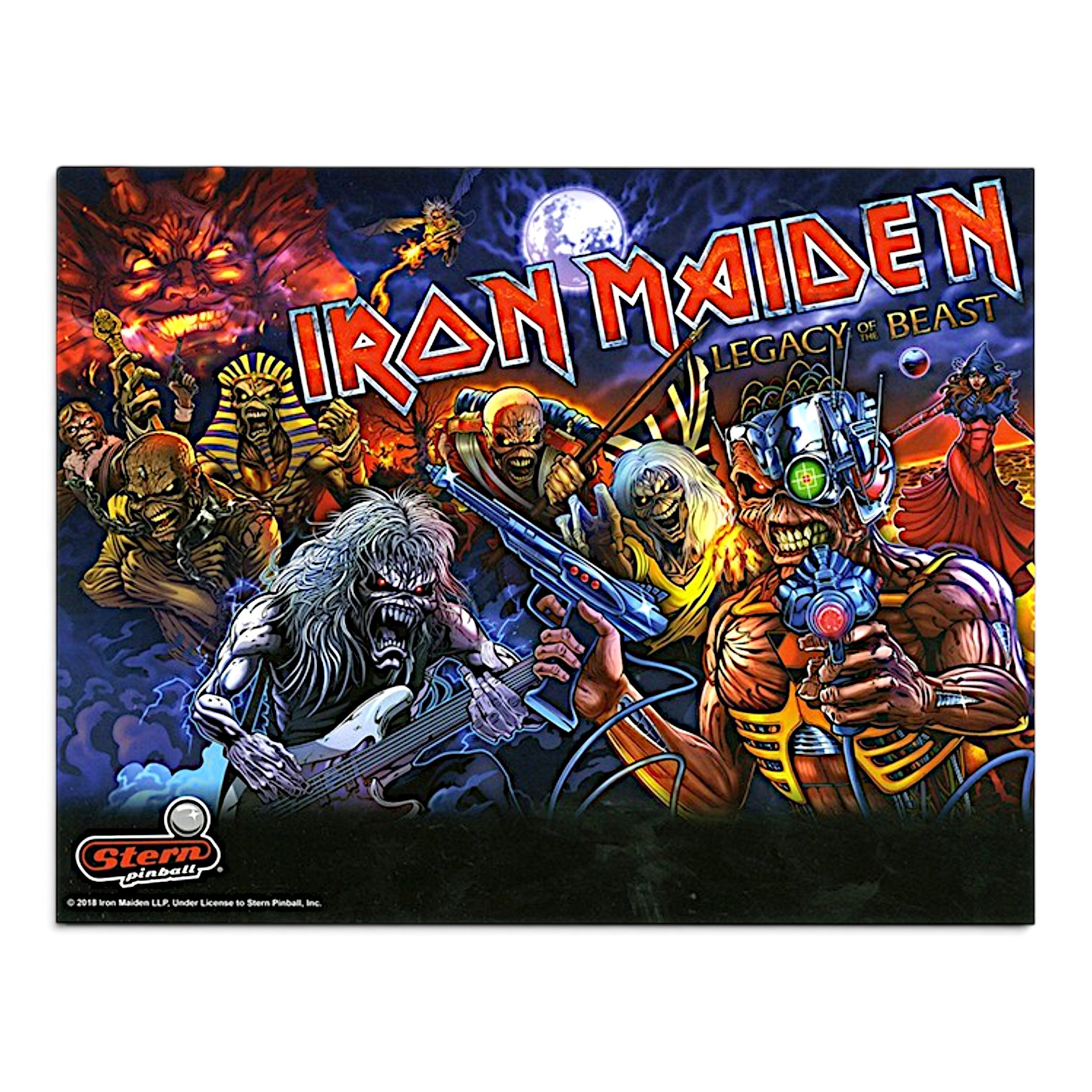 IRON MAIDEN Legacy of the Beast promo flyer
