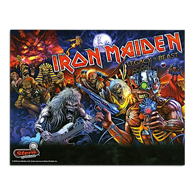 IRON MAIDEN Legacy of the Beast promo flyer
