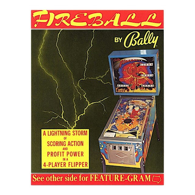 FIREBALL (Bally) Flyer