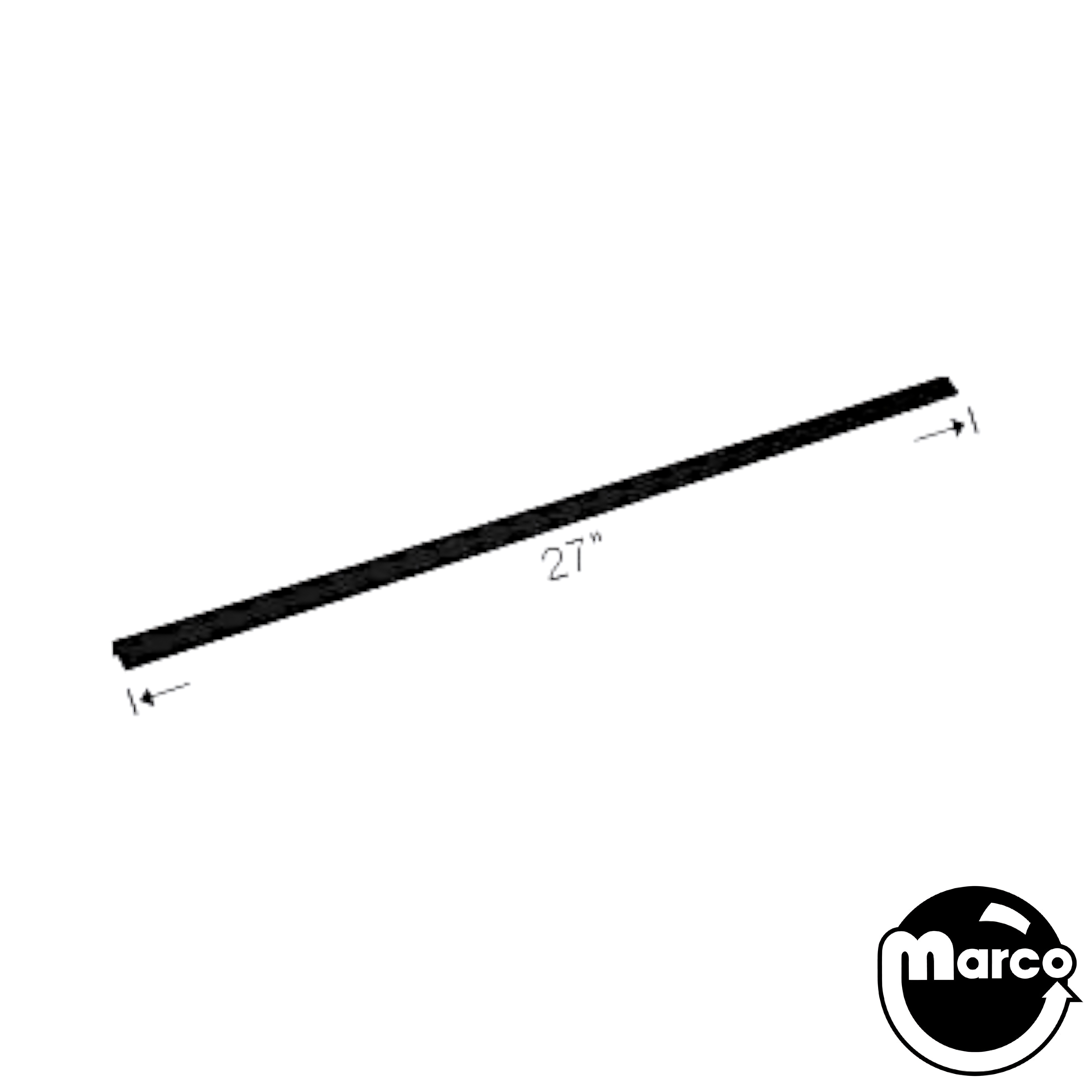 Lift Trim - 27 inch x 1/8 Inch Backglass