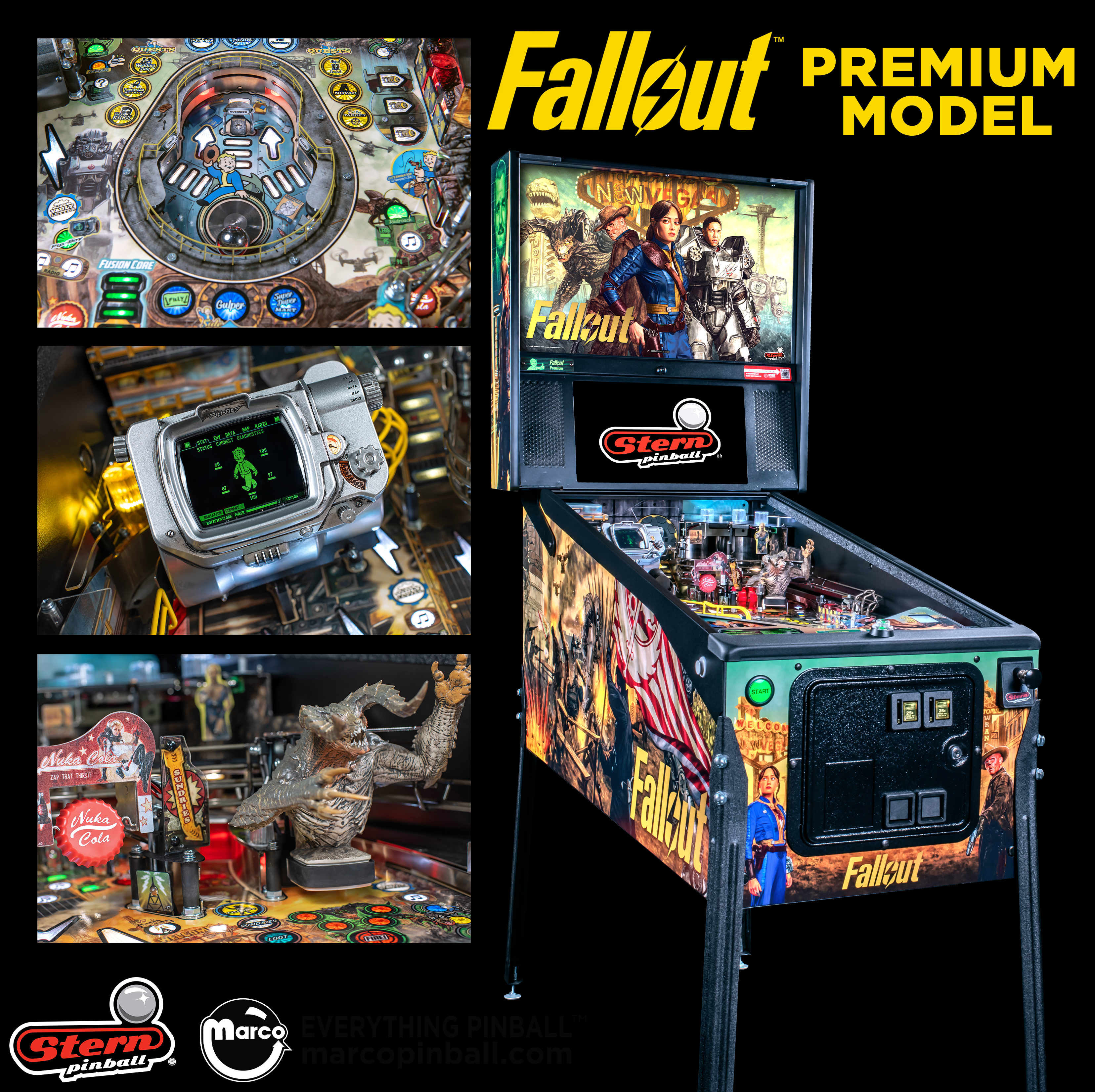 FALLOUT PREMIUM (Stern) Pinball Machine