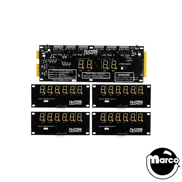 PINSCORE Display System Set Williams 3/4/6