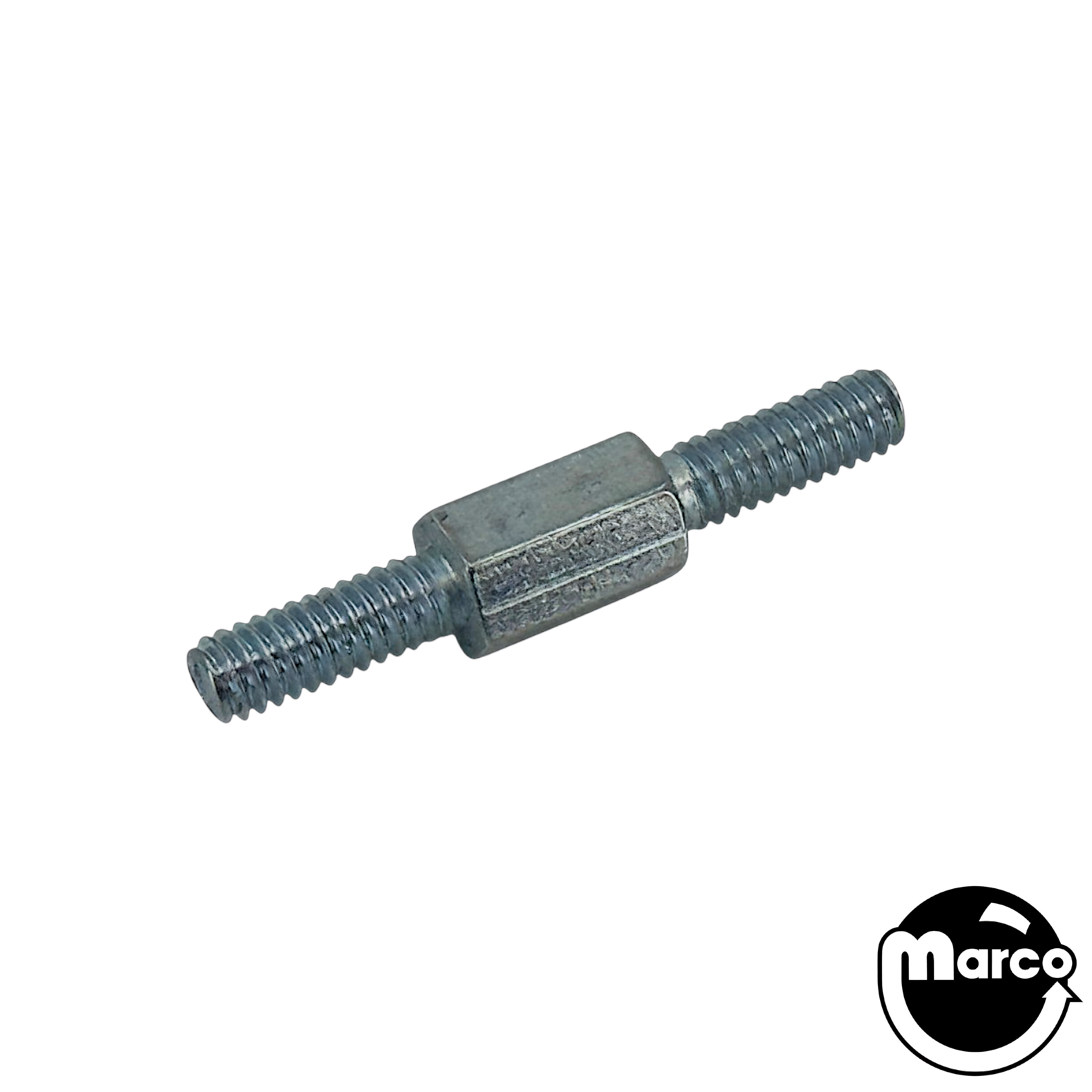 Hex spacer 8-32 male-male 1-1/4 inches