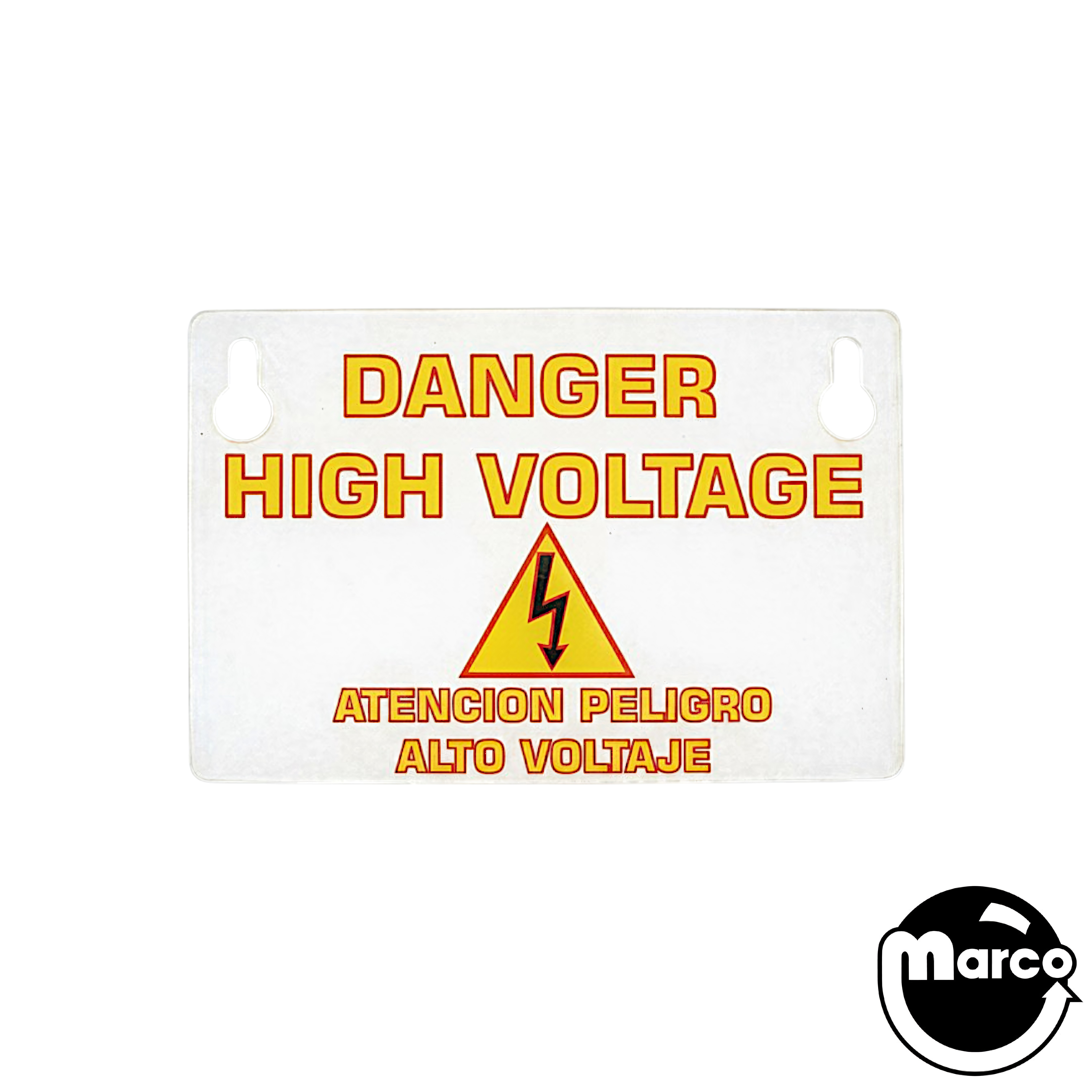 Stern Plastic guard - Danger High Voltage