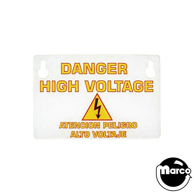 Stern Plastic guard - Danger High Voltage