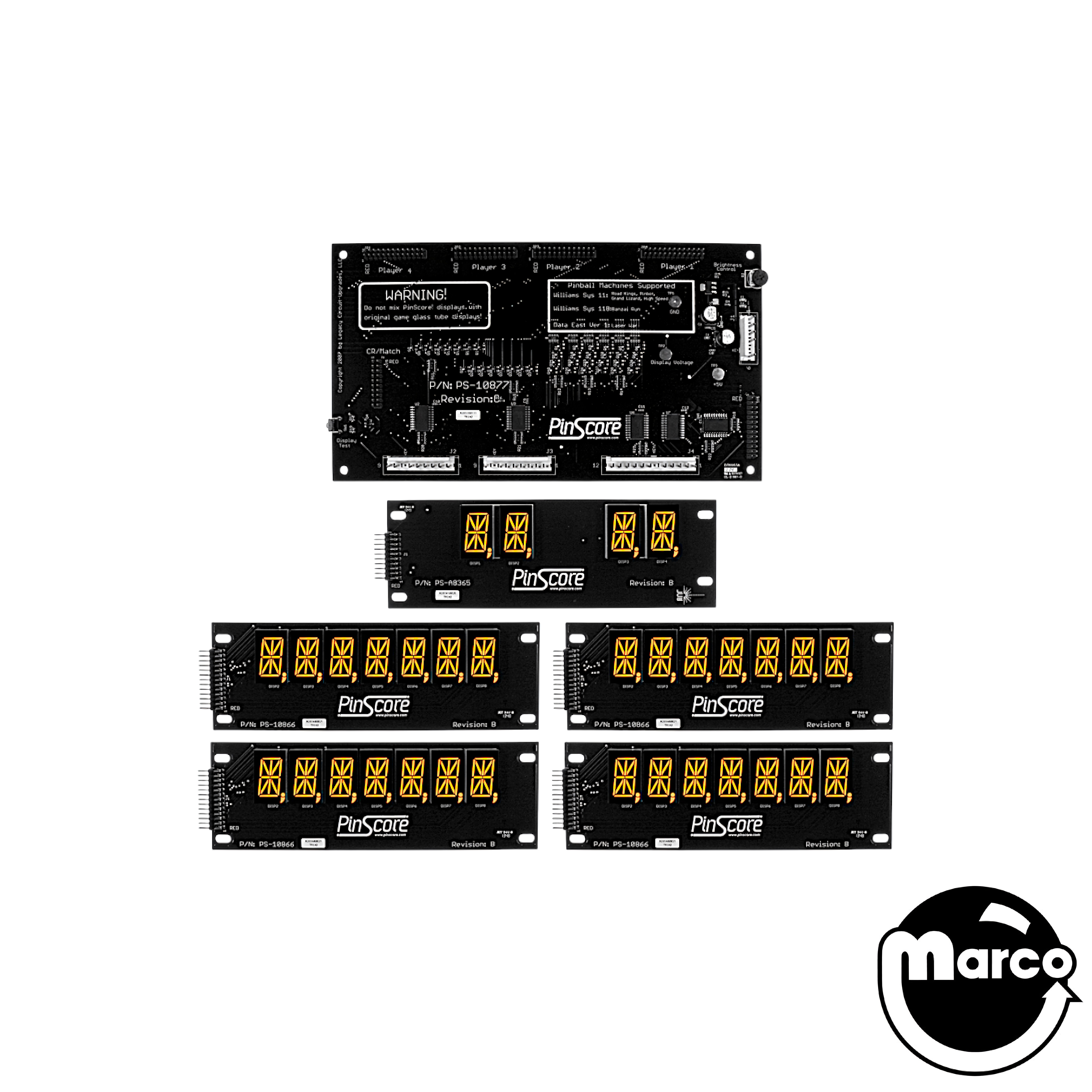 PINSCORE Display Set System Williams 11