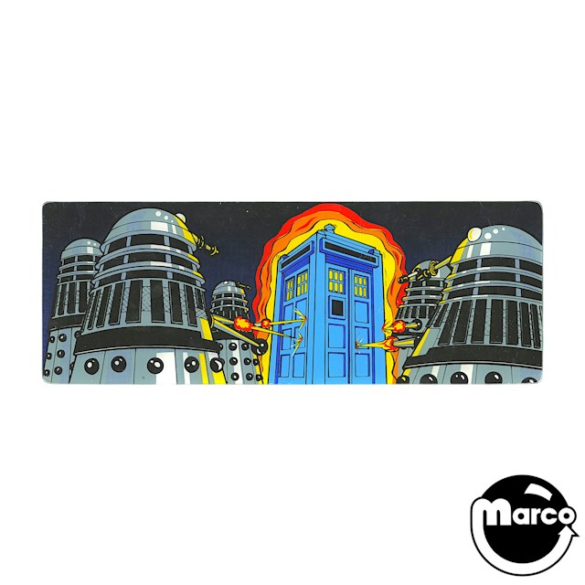 DR WHO (Bally) Backboard Playfield Plastic