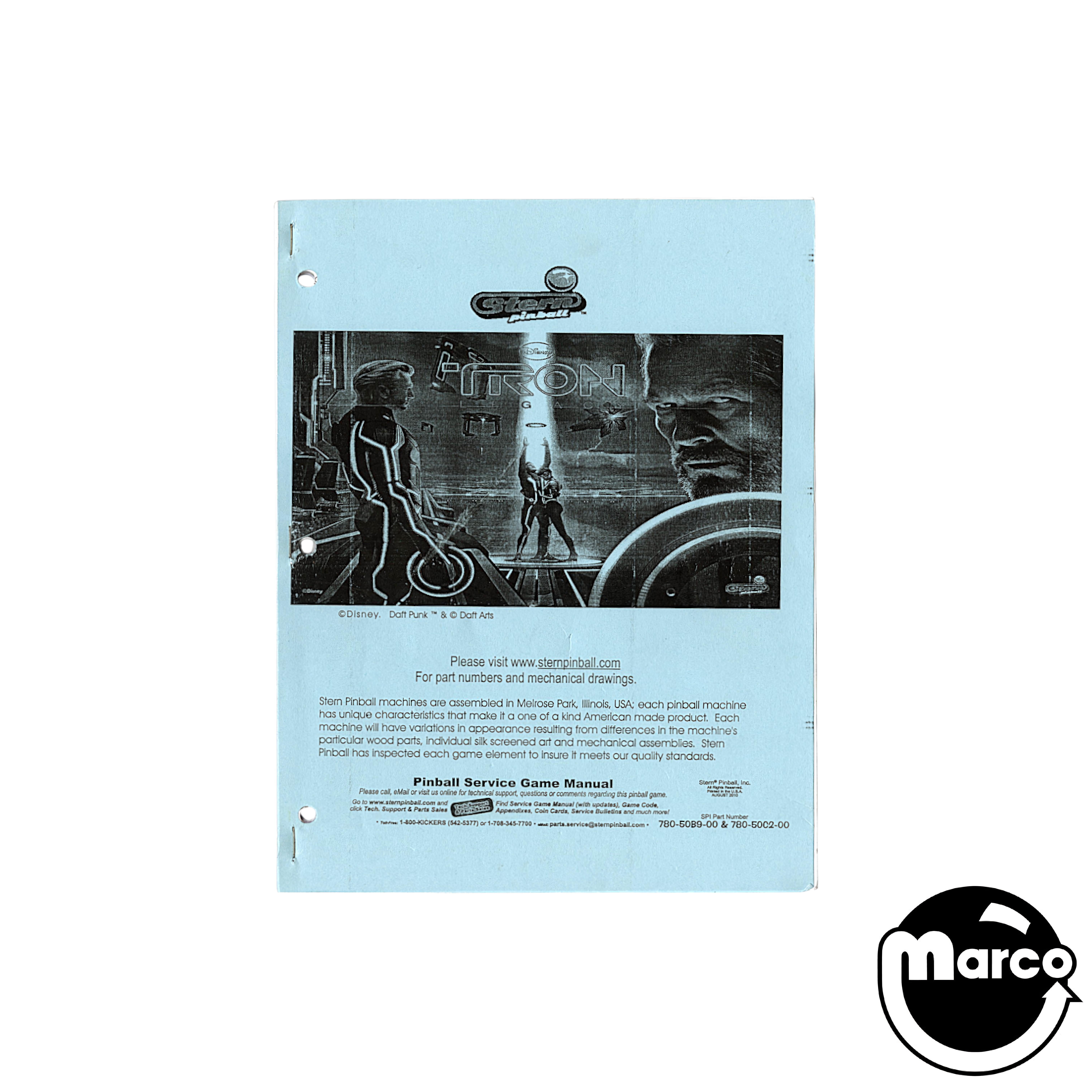 TRON (Stern) Manual