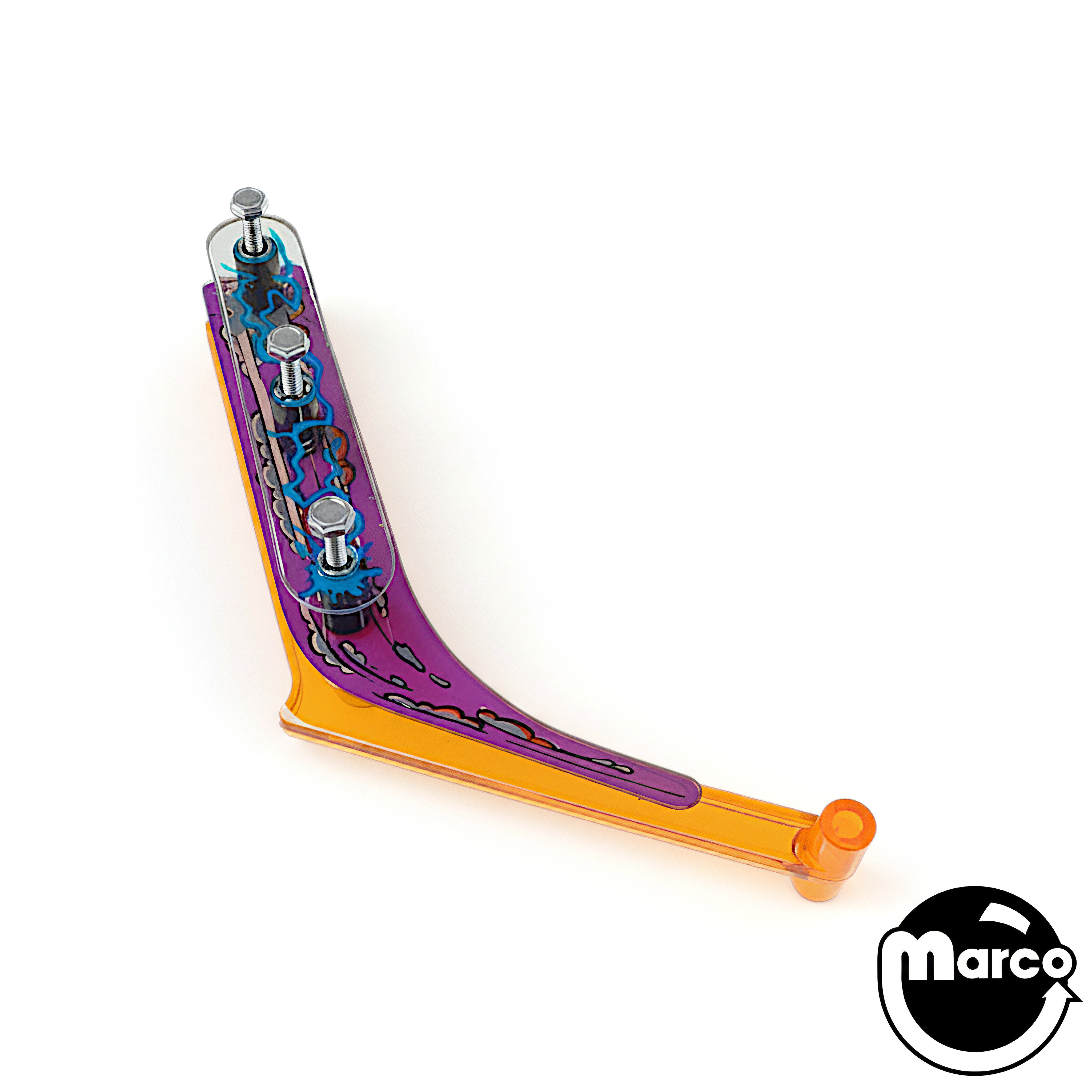THEATRE OF MAGIC (Bally) Flipper Ball Guide Assembly RIGHT